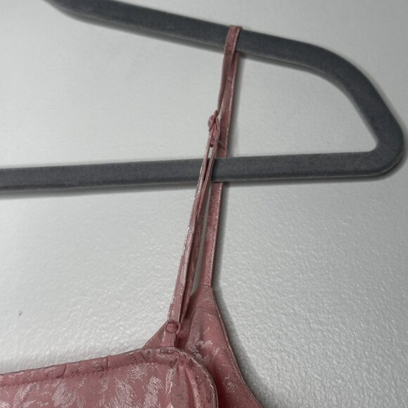 G‎ Edition Jacquard Satin Slip Dress Pink Peachskin Floral Rose NWT - Picture 7 of 9